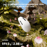 CHUỘT ATTACK SHARK G3 MULTI MODES TRẮNG (PAW3311/59G)