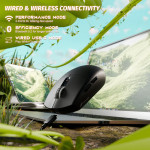 CHUỘT ATTACK SHARK G3 PRO MULTI MODES ĐEN (PAW3311/59G)