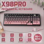 BÀN PHÍM CƠ ATTACK SHARK X98 PRO BLACK BERRY STRAWBERRY SWITCH