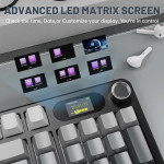 BÀN PHÍM CƠ ATTACK SHARK X98 PRO BLACK GRADIENT STRAWBERRY SWITCH