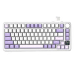 BÀN PHÍM CƠ ATTACK SHARK X85 PRO MULTI MODES LAVENDER STRAWBERRY SWITCH