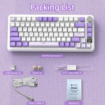 BÀN PHÍM CƠ ATTACK SHARK X85 PRO MULTI MODES LAVENDER STRAWBERRY SWITCH