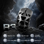 CHUỘT ATTACK SHARK R3 8K MULTI MODES GRAY (PAW3395/46G)