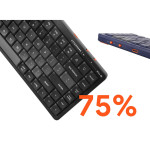 BÀN PHÍM KHÔNG DÂY HYPERWORK SILENTKEY MINI TS01M XANH