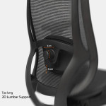 GHẾ CÔNG THÁI HỌC HYPERWORK AIRY PRO OC04 ĐEN
