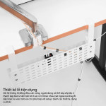 KHAY GIẤU DÂY KẸP BÀN HYPERWORK CM03 TRẮNG