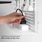 KHAY GIẤU DÂY KẸP BÀN HYPERWORK CM03 TRẮNG