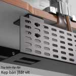 KHAY GIẤU DÂY KẸP BÀN HYPERWORK CM03 SIZE XL TRẮNG