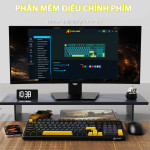 BÀN PHÍM CƠ ATTACK SHARK X98 STAR BLACK STRAWBERRY SWITCH