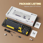 BÀN PHÍM CƠ ATTACK SHARK X98 STAR BLACK STRAWBERRY SWITCH