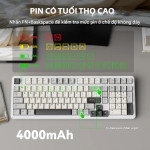 BÀN PHÍM CƠ ATTACK SHARK X98 STAR WHITE STRAWBERRY SWITCH