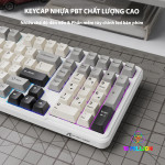 BÀN PHÍM CƠ ATTACK SHARK X98 STAR WHITE STRAWBERRY SWITCH