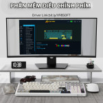 BÀN PHÍM CƠ ATTACK SHARK X98 STAR WHITE STRAWBERRY SWITCH