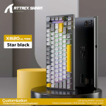 BÀN PHÍM CƠ ATTACK SHARK X820ULTRA STAR BLACK FLYING FISH SWITCH