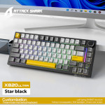 BÀN PHÍM CƠ ATTACK SHARK X820ULTRA STAR BLACK FLYING FISH SWITCH