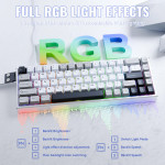 BÀN PHÍM CƠ ATTACK SHARK X68HE MAX CNC STARLIGHT WHITE MAGNETIC AMBER SWITCH