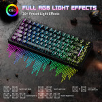 BÀN PHÍM CƠ ATTACK SHARK X82PRO HE BLACK CONTOUR MAGNETIC AMBER SWITCH