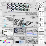 BÀN PHÍM CƠ ATTACK SHARK X82PRO HE COMIC STYLE MAGNETIC AMBER SWITCH