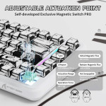 BÀN PHÍM CƠ ATTACK SHARK X82PRO HE COMIC STYLE MAGNETIC AMBER SWITCH