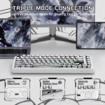 BÀN PHÍM CƠ ATTACK SHARK X82PRO HE COMIC STYLE MAGNETIC AMBER SWITCH