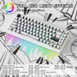 BÀN PHÍM CƠ ATTACK SHARK X82PRO HE COMIC STYLE MAGNETIC AMBER SWITCH