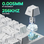 BÀN PHÍM CƠ ATTACK SHARK R82HE BLACK MAGNETIC AMBER SWITCH