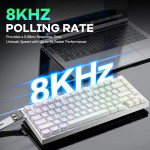 BÀN PHÍM CƠ ATTACK SHARK R82HE BLACK MAGNETIC AMBER SWITCH