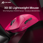 CHUỘT ATTACK SHARK X8SE MULTI MODES BERRY RED (PAW3311/55G)