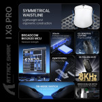 CHUỘT ATTACK SHARK X8 PRO 8K MULTI MODES ĐEN (PAW3395PRO/55G)