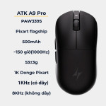 CHUỘT ATK A9 PRO 8K MULTI MODES ĐEN (PAW3395/53G)