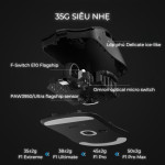 CHUỘT ATK F1 PRO MAX 8K DUAL MODES TRẮNG (PAW3950/50G)
