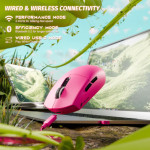 CHUỘT ATTACK SHARK G3 PRO MULTI MODES BERRY RED (PAW3311/59G)