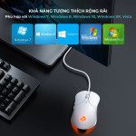 CHUỘT INPHIC B1 SILENT SWITCH ĐEN