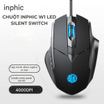 CHUỘT INPHIC W1 LED SILENT SWITCH ĐEN
