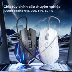 CHUỘT INPHIC PG9 RGB 1KHz TRẮNG