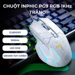 CHUỘT INPHIC PG9 RGB 1KHz TRẮNG