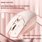 CHUỘT KHÔNG DÂY INPHIC F8 VER2 SILENT SWITCH HỒNG