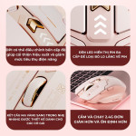 CHUỘT KHÔNG DÂY INPHIC F8 VER2 SILENT SWITCH HỒNG