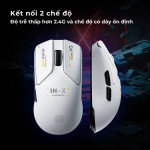 CHUỘT INPHIC INX45 8KHz DUAL MODE TRẮNG (PAW3395/45g)