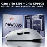 CHUỘT INPHIC INX45 8KHz DUAL MODE TRẮNG (PAW3395/45g)