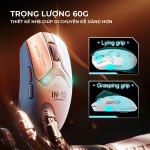 CHUỘT INPHIC IN10 MULTI MODES 8KHz ĐEN (PAW3395/60g)