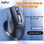CHUỘT KHÔNG DÂY INPHIC M9 SILENT SWITCH ĐEN