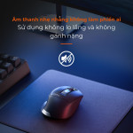 CHUỘT KHÔNG DÂY INPHIC M9 SILENT SWITCH ĐEN