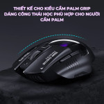 CHUỘT INPHIC A9 PRO DUAL MODE RGB SILENT SWITCH ĐEN