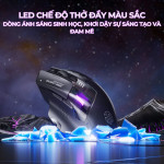 CHUỘT INPHIC A9 PRO DUAL MODE RGB SILENT SWITCH TRẮNG