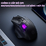 CHUỘT INPHIC A9 PRO DUAL MODE RGB SILENT SWITCH TRẮNG