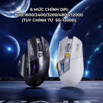 CHUỘT INPHIC A9 PRO MAX MULTI MODES 1KHz RGB ĐEN