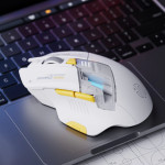 CHUỘT INPHIC A9 PRO MAX MULTI MODES 1KHz RGB TRẮNG