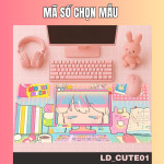 LÓT CHUỘT CUTE DỄ THƯƠNG CỠ LỚN SIZE 80X30 DÀY 3MM