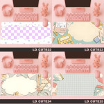 LÓT CHUỘT CUTE DỄ THƯƠNG CỠ LỚN SIZE 80X30 DÀY 3MM